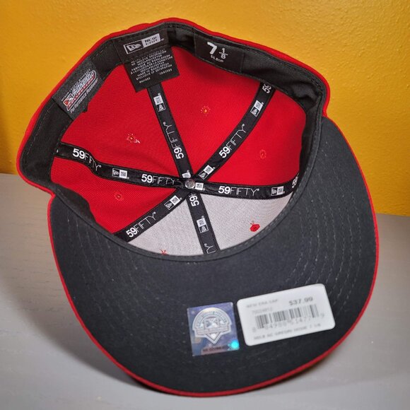 New Era 59FIFTY MiLB Greenville Drive On Field Home Fitted Hat Size 7-1/8 Red - Picture 5 of 5
